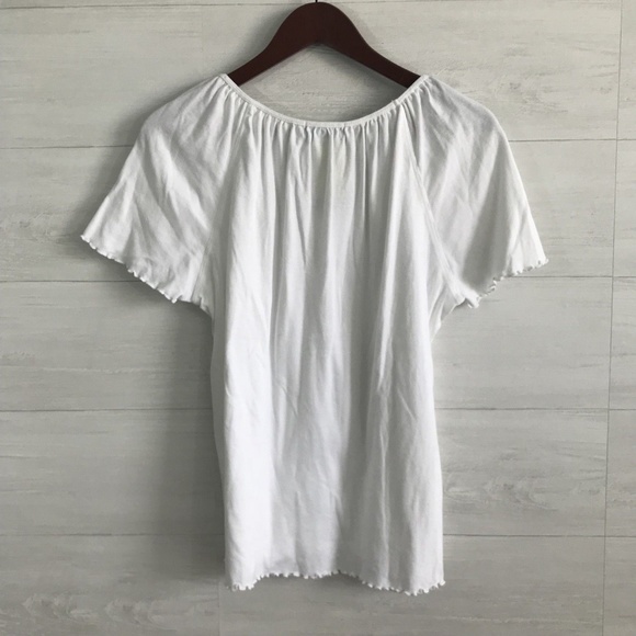 Fresh Produce Lettuce Hem Short Sleeve Top - Picture 5 of 6